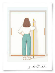 Gardróbszekrény mérése